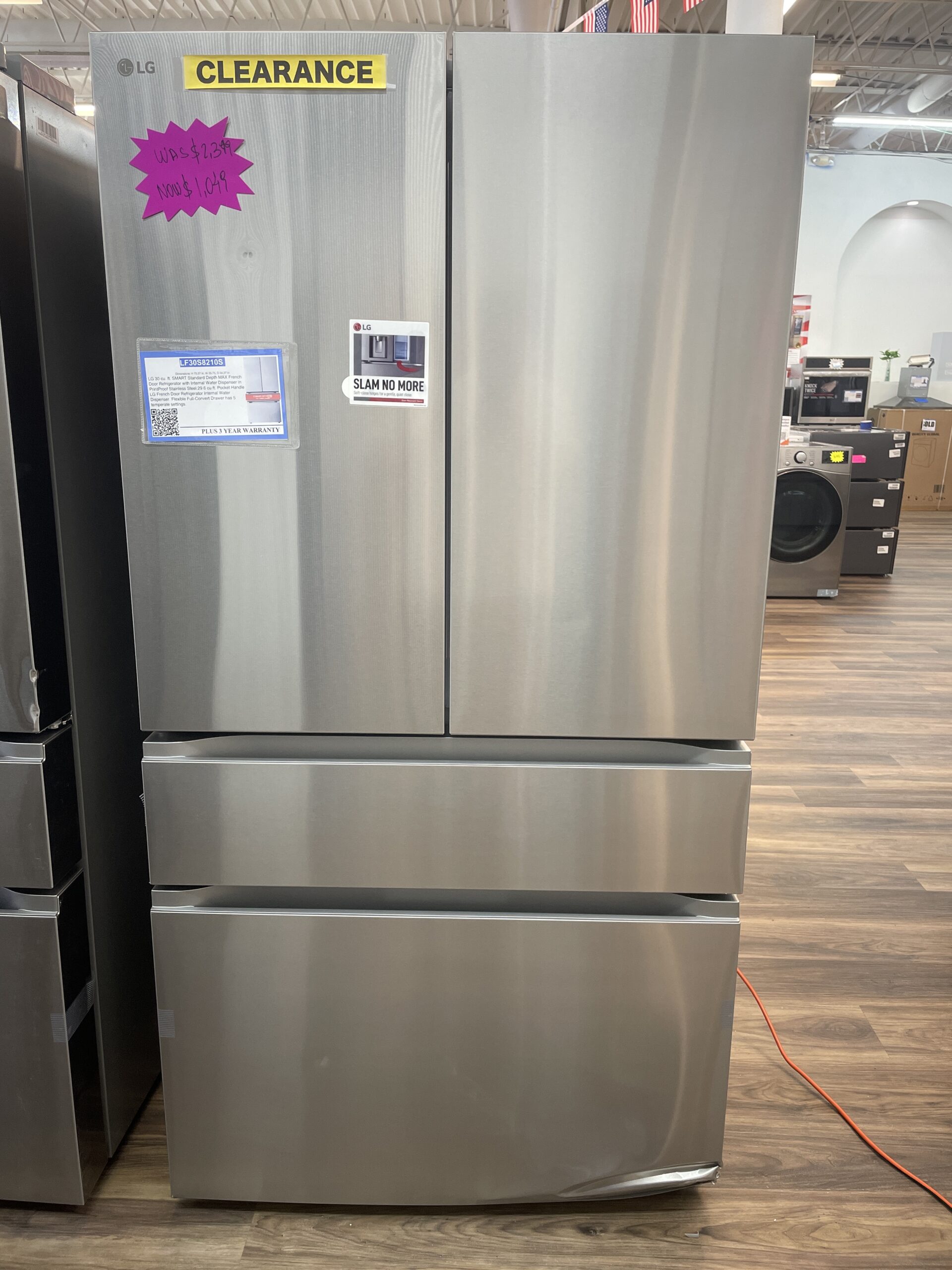 LG 30 cu. ft. SMART Standard Depth MAX French Door Refrigerator with