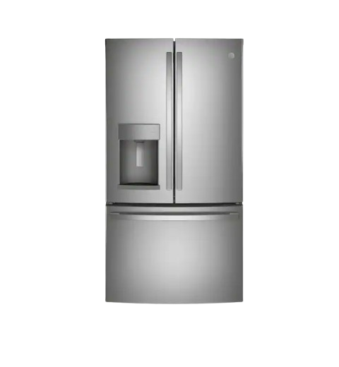 GE 27.7 cu. ft. French Door Refrigerator in Fingerprint Resistant ...