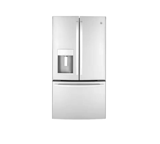GE 22.1 cu. ft. French Door Refrigerator in Fingerprint Resistant ...